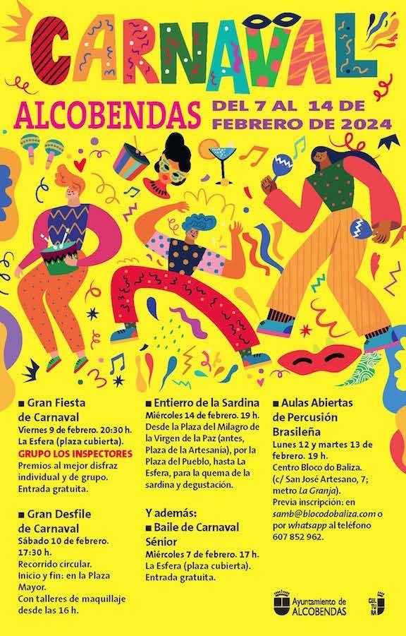 Carnaval de Alcobendas. Del 7 al 14 de febrero de 2024